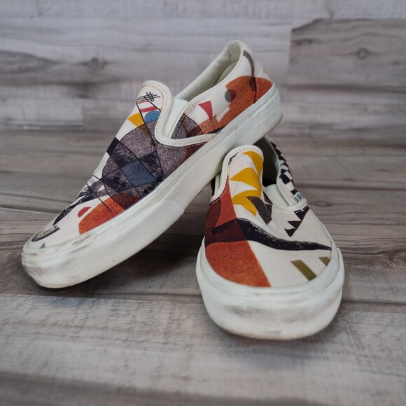 Vans MOMA Slip On Shoes Vasily Kandinsky Mens 8.5 Museum Of Modern Art - Picture 2 of 7